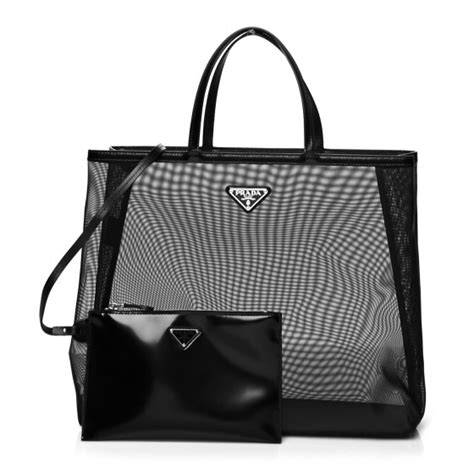 prada mesh tote bag.